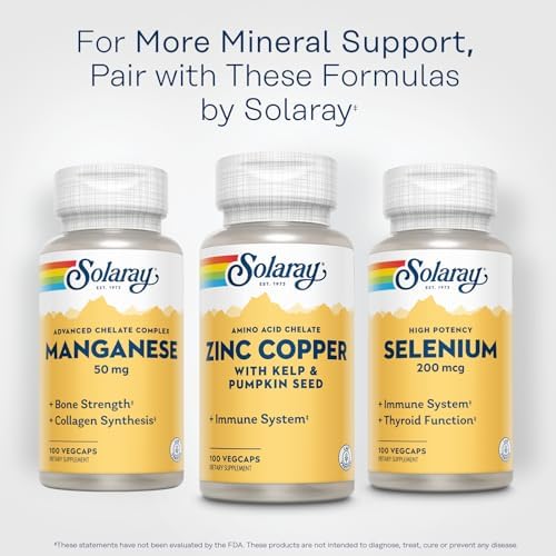Solaray Zinc Copper authentic USA imported wellness product packaging box display.