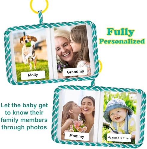 Premium imported cloth baby book attached to a stroller using the star shaped rubber ring