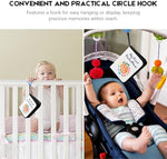 Niselity newborn first photo album highlighting durable fabric stitching.