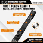 Demonstration of soft loop strap used on a motorcycle handlebar