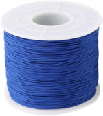 Xiezyu royal blue nylon beading cord front view