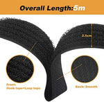 Sixteen feet wire organizer strap roll showing strong self adhesive nylon texture