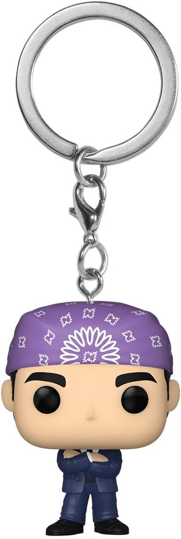 Funko Pocket Pop Keychain The Office Prison Mike front view vinyl figure