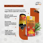 Beelife Propoflex eleven percent dry extract liquid supplement label details