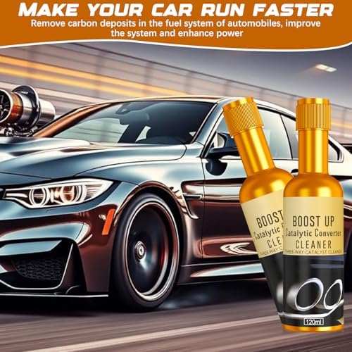 Timeno 3 piece catalytic converter cleaner retail packaging