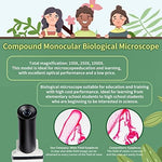 MAXLAPTER Microscope Kit for Kids 8-12 with Prepared Slides, 100-1000X Professional Compound Microscope for Kids Students with Mechanical Stage, Optical Glass Lenses, 10 Slides, Filter, Phone Adapter - Image 5
