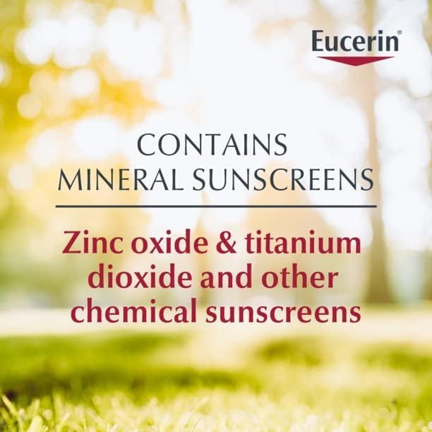 Texture of Eucerin Daily Protection moisturizing face lotion