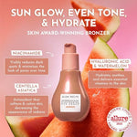 Applying Glow Recipe Niacinamide Hue Drops on skin