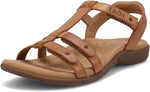 Taos Footwear Women's Trophy 2 Sandal lifestyle display in genuine leather.