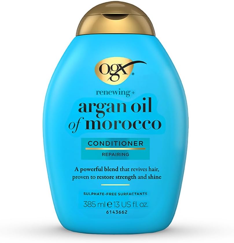 OGX Renewing Argan Oil of Morocco Conditioner 13 Ounce front view for hair hydration