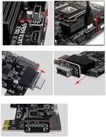 COMeap internal header hardware adapter demonstrating compatibility with standard desktop computer motherboards
