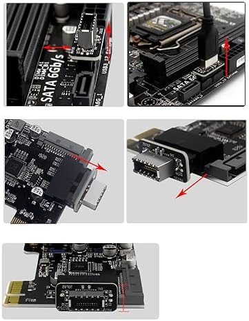 COMeap internal header hardware adapter demonstrating compatibility with standard desktop computer motherboards