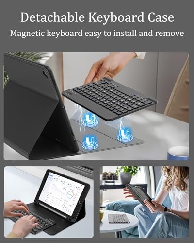 D DINGRICH tablet cover adjusted to an ergonomic viewing angle using the built in non slip interior grooves.