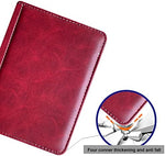 Close up texture of wine red AFesar Nook Glowlight Plus 7.8 inch cover