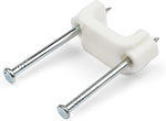 StarTech nail in cable clamps showing dual steel nails detail