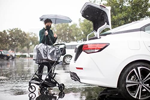 Easy access zipper on Joovy Boot weather shield
