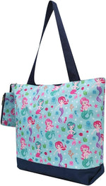 NGIL Medium Top Zipper Closure Canvas Tote Bag with Attached Matching Coin Purse For Moms and Nurses - Image 9
