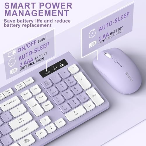 Top view of the contoured purple scroll wheel mouse demonstrating the dedicated DPI sensitivity switch button