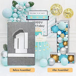 Close up of thick foam board texture for JoyBox Design balloon frame