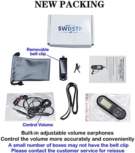 SWDSTP portable radio showing battery compartment access