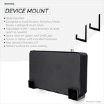 Brainwavz wall mount holding a home router