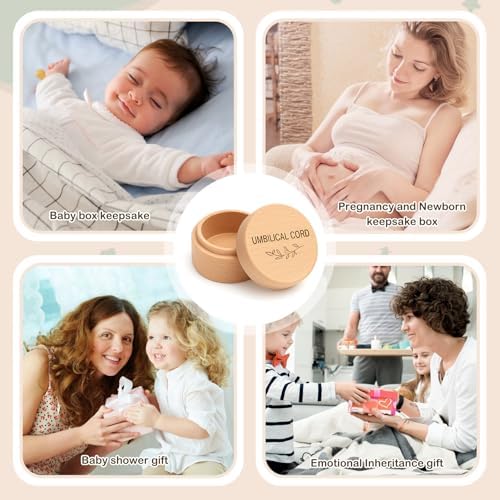 High quality beech wood baby keepsake container