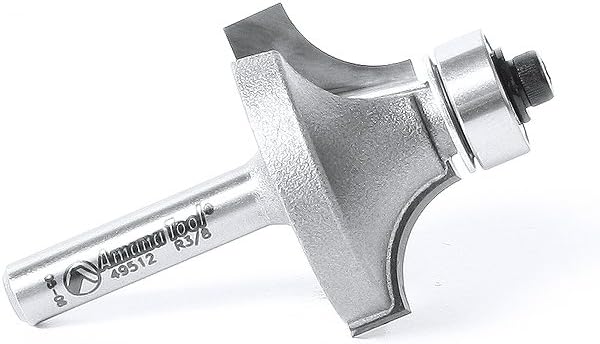 Amana Tool woodworking bit with pilot ball bearing