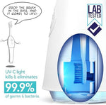 Packaging of TAO Clean Umma Kids Sonic Toothbrush and UV station authentic USA import.