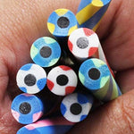 Variety pack of striped colorful flexible pencils