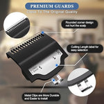 CR8GR8 hair cutting guides packaging display emphasizing salon quality replacement parts for premium clippers