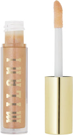 Milani Keep It Full Gold Dust gloss tube angled view showing formula texture