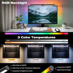 Samphon fifteen point seventy five inch monitor lamp mounted securely via its top clamp