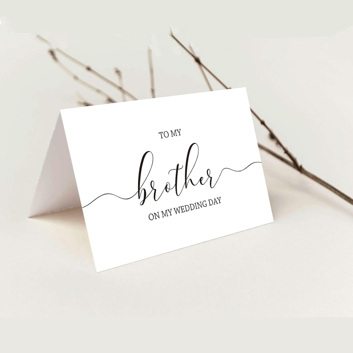 Goroar wedding card with protective sleeve