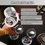 Generic universal stove knob cover with adhesive base