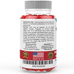 Biotin vitamin B7 gummies providing assistance with natural keratin production
