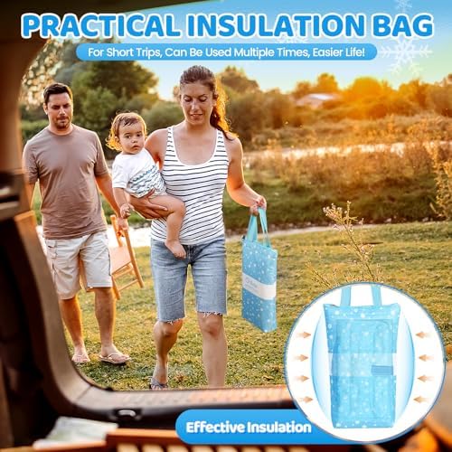 Orzbow baby cooling mat folded for travel and storage