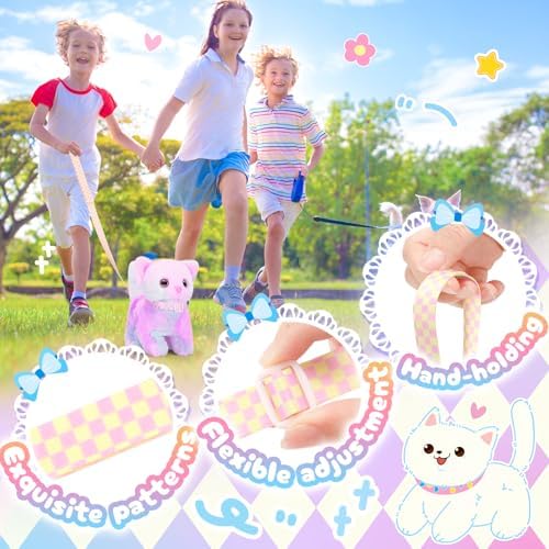 Tagitary cat toy with accessories and leash for kids