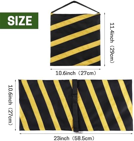 Zelarman empty studio weight bags on light stand