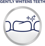 Close up of the Parodontax teeth whitening and gum care packaging details.