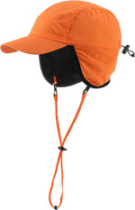 Home Prefer Waterproof Men's Winter Hats with Visor Warm Fleece Lined Baseball Cap Earflaps Trooper Trapper Hat for Men - Image 15