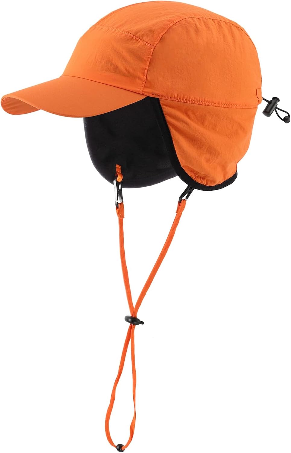 Home Prefer Waterproof Men's Winter Hats with Visor Warm Fleece Lined Baseball Cap Earflaps Trooper Trapper Hat for Men - Image 15