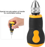 Yosoo hand drill set displayed alongside all ten included twist drill bits