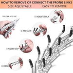 Dog Pinch Collar, Adjustable Quick Release Choke Training Collar, Stainless Steel Prong Collar for Large Medium Small Dogs - Image 8