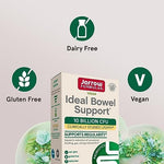Top angle view of Jarrow Formulas probiotic veggie capsules bottle imported from the United States