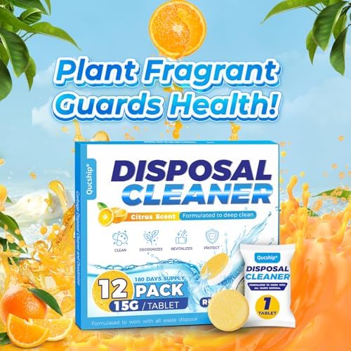 Instructions for using Qucship disposal cleaner tablets