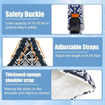 Infant sitting safely inside the Marrlly lightweight baby wrap carrier in a diagonal position.