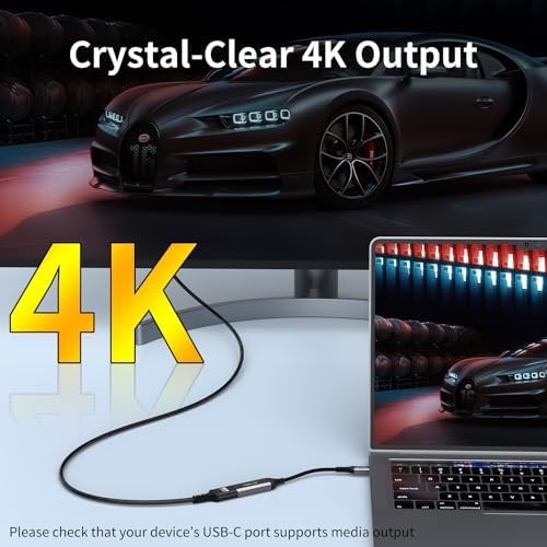 QianLink adapter connected to a modern laptop.