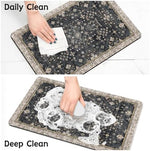 Usnfhcaw Pet Food Mat with water dispenser