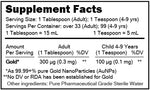 Nutraneering MediGOLD True Colloidal Gold Brain Booster Liquid