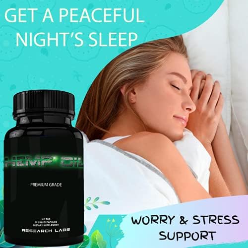 Premium hemp oil capsules for Omega 3 6 9 support